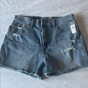GAP Women's 3” High Rise Cheeky Blue Jean Shorts NWT
